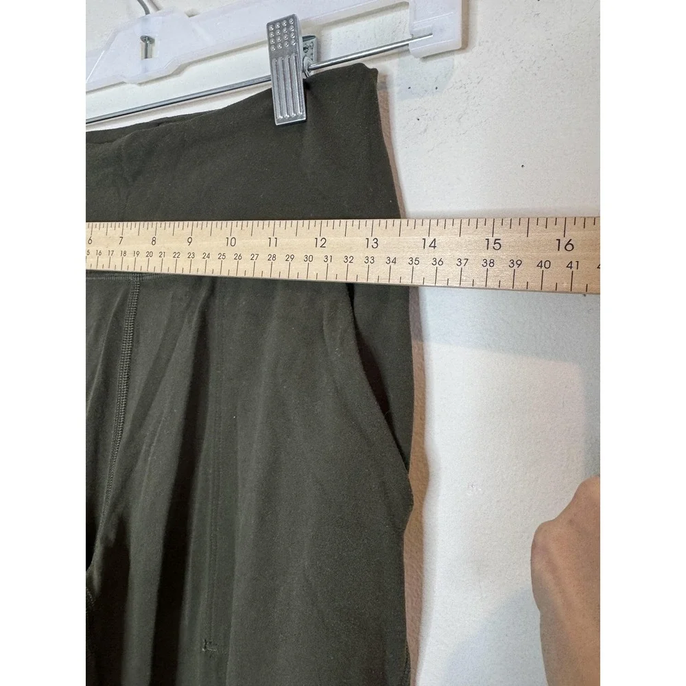 Lululemon Jogger Pants Womens 6 Green Lightweight Woven High Rise Pockets - Picture 4 of 9
